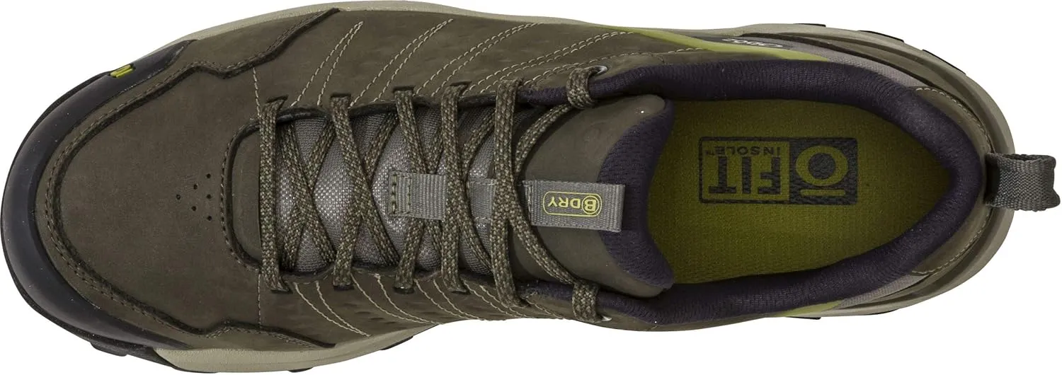 Oboz Men's Bridger Low B-Dry Waterproof Hiking Shoe