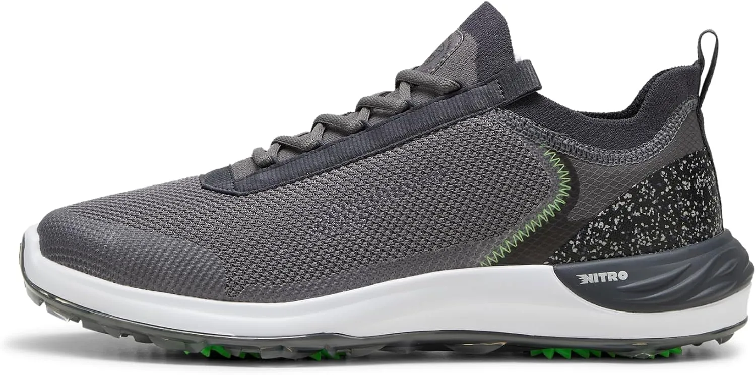 Puma Golf Men's PHANTOMCAT Nitro Golf Shoes, Slate Sky-Strong Gray, 11.5